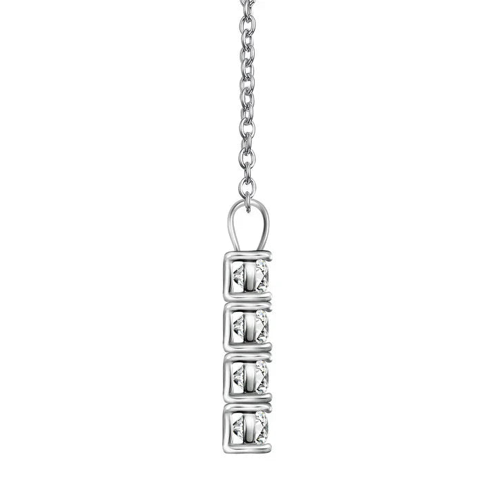 Classic Cross Moissanite Pendant